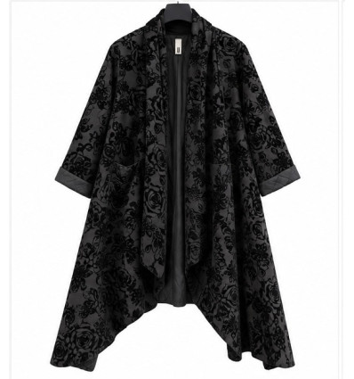 GIACCONE/KIMONO LUNGO IMBOTTITO FLOCCATO