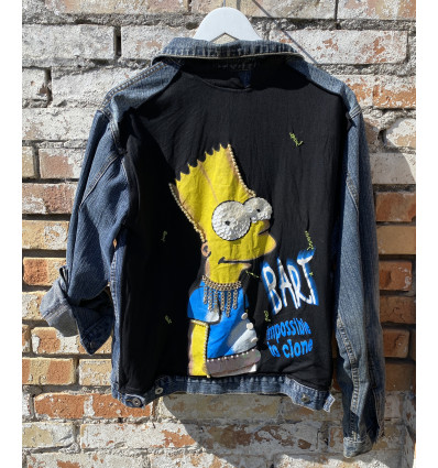 GIUBBINO JEANS ARTIGIANALE E.D