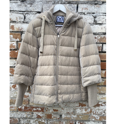 BOMBER SABBIA LUREX